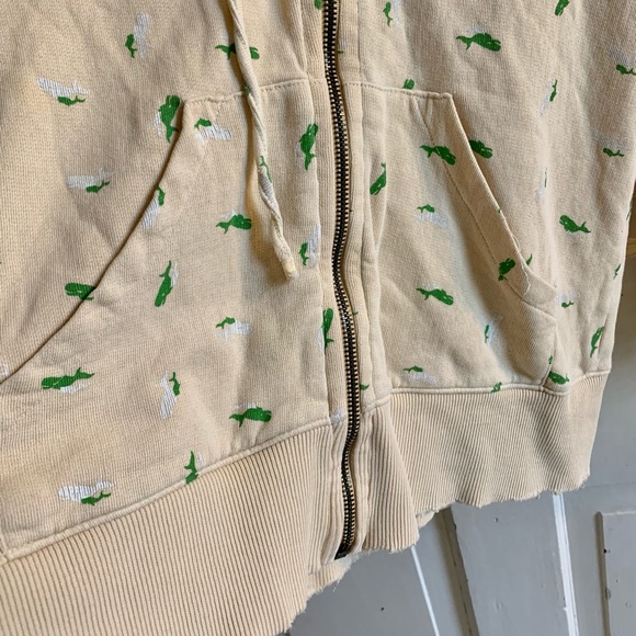 FREE PEOPLE pale yellow whale pattern jacket - Picture 3 of 14
